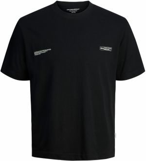 JACK & JONES Tričko 'JORBillyBurg'  tyrkysová / pastelovo červená / čierna / biela