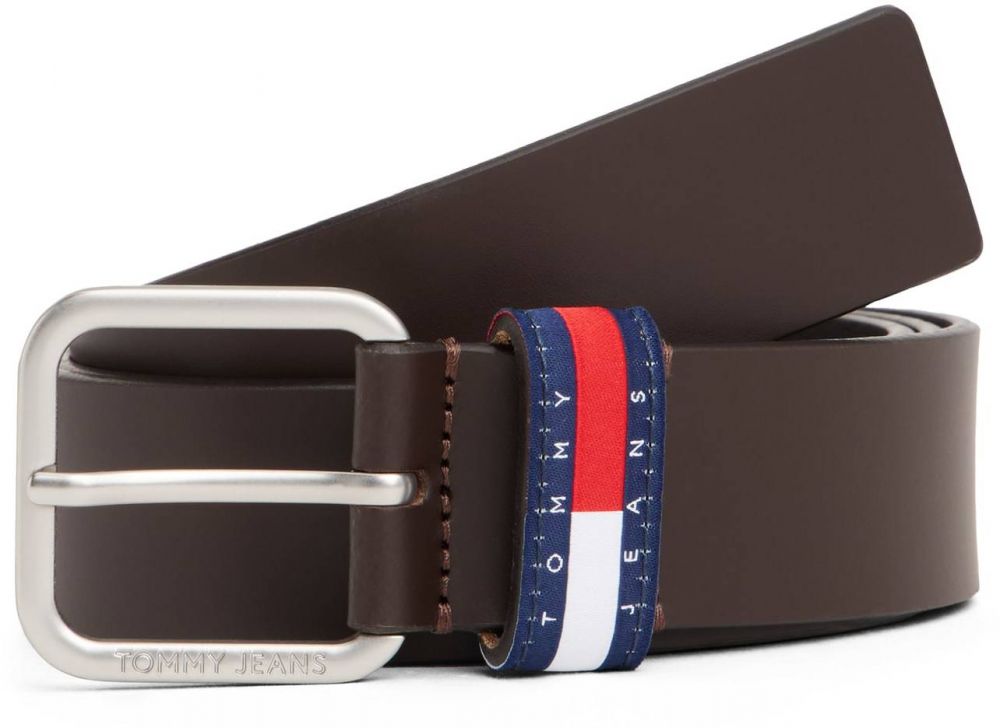 Tommy Jeans Opasky 'RYAN 3.5'  námornícka modrá / hnedá / červená
