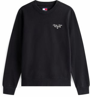 Tommy Jeans Mikina 'ESS'  čierna / biela