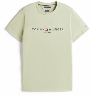TOMMY HILFIGER Tričko  námornícka modrá / pastelovo zelená