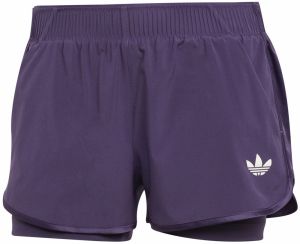 ADIDAS PERFORMANCE Športové nohavice 'PRO'  tmavofialová / biela
