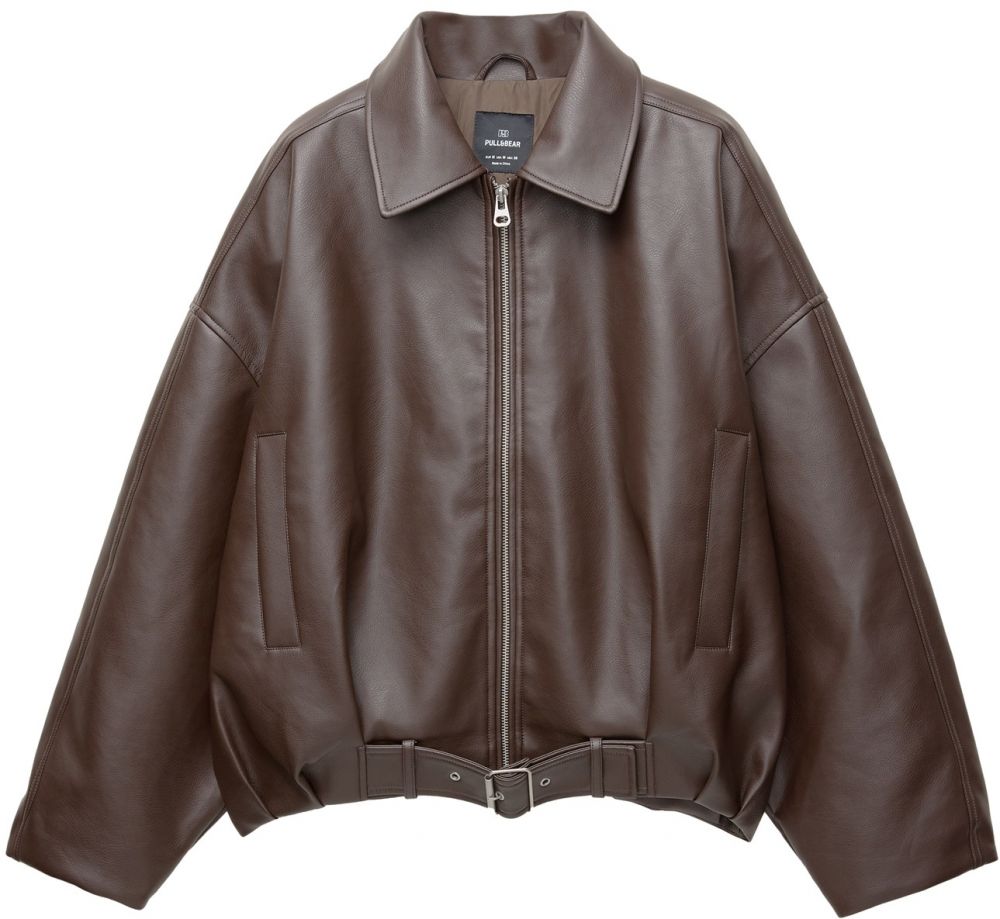 Pull&Bear Prechodná bunda  čokoládová