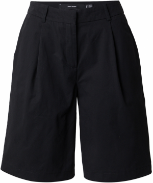 VERO MODA Plisované nohavice  čierna