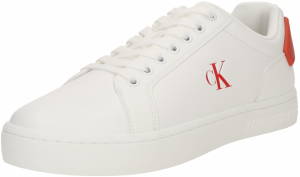 Calvin Klein Jeans Nízke tenisky 'CLASSIC'  červená / oranžovo červená / biela