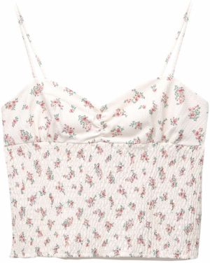 Pull&Bear Top  mätová / ružová / staroružová / biela