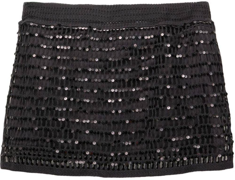 Pull&Bear Sukňa  čierna