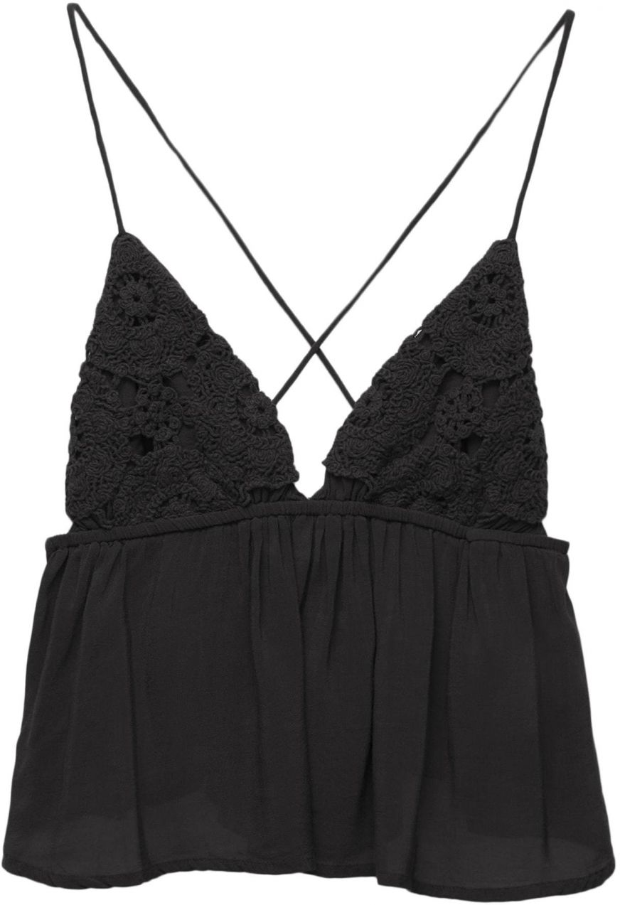 Pull&Bear Top  čierna