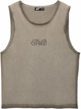 Pull&Bear Tričko 'STWD'  sivá / tmavosivá