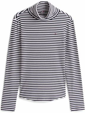 TOMMY HILFIGER Tričko  námornícka modrá / biela