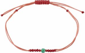 Pilgrim Náramok 'Birthstones'  zelená / červená
