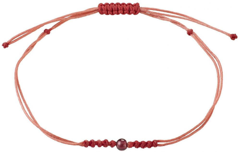 Pilgrim Náramok ' Birthstones '  červená