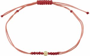 Pilgrim Náramok ' Birthstones '  červená / perlovo biela