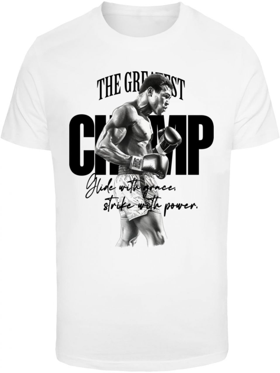 Mister Tee Tričko 'The Greatest'  čierna / biela