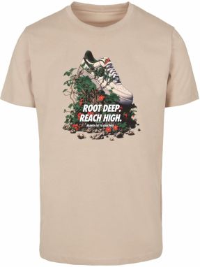 Mister Tee Tričko 'Root Deep'  piesková / zelená / červená / biela