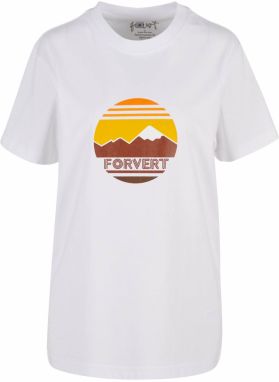Forvert Tričko 'Roundn Bishop'  oranžová / vínovo červená / biela