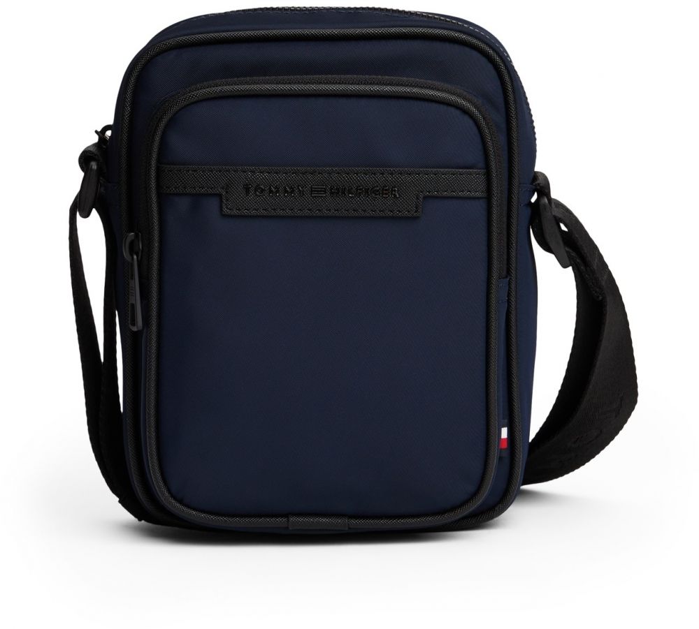 TOMMY HILFIGER Taška cez rameno  námornícka modrá / čierna