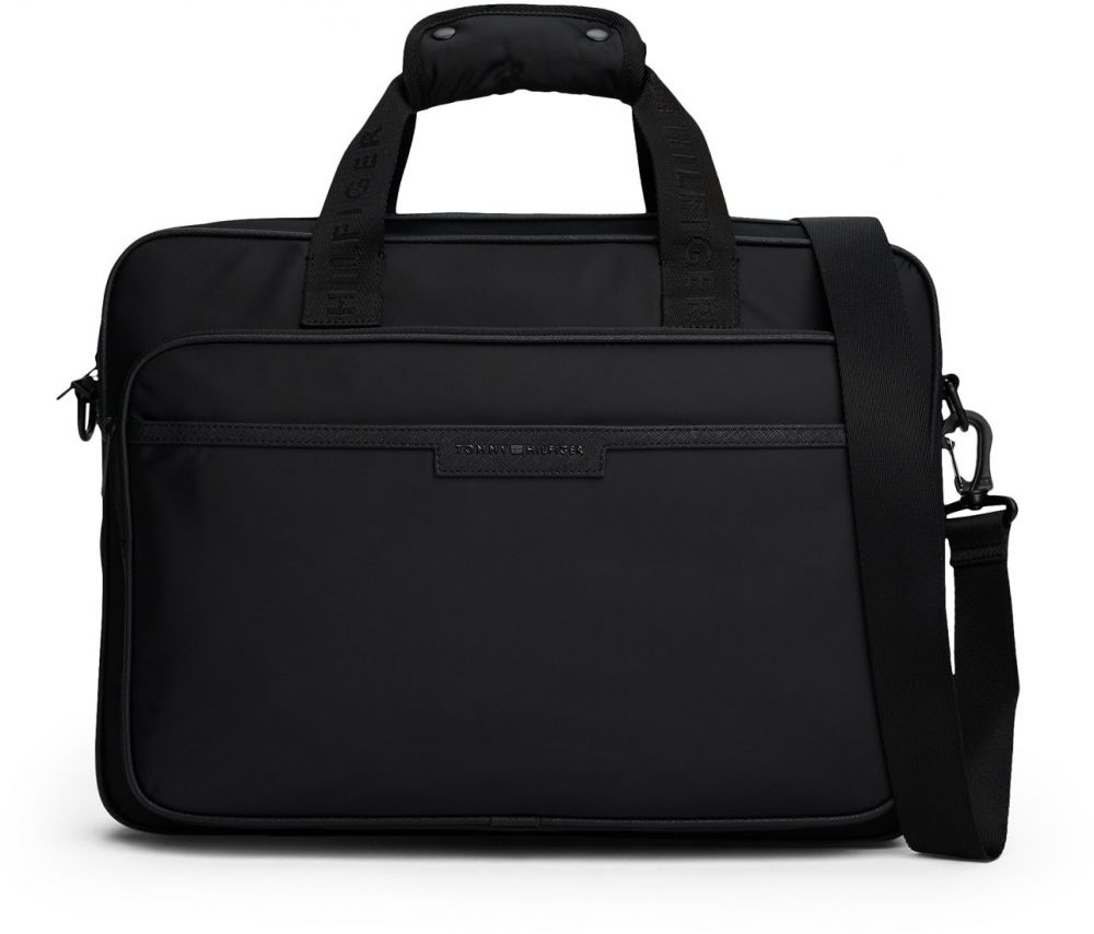 TOMMY HILFIGER Aktovka  čierna