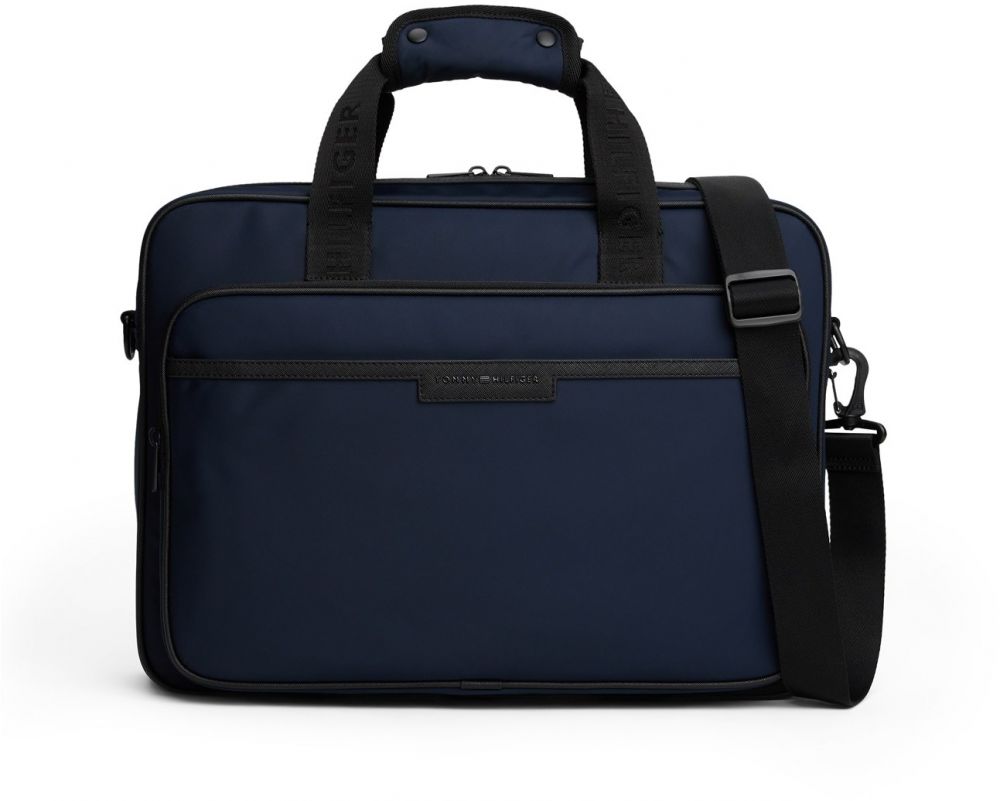 TOMMY HILFIGER Aktovka  námornícka modrá