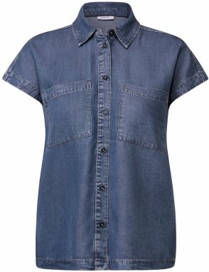 CECIL Blúzka  modrá denim