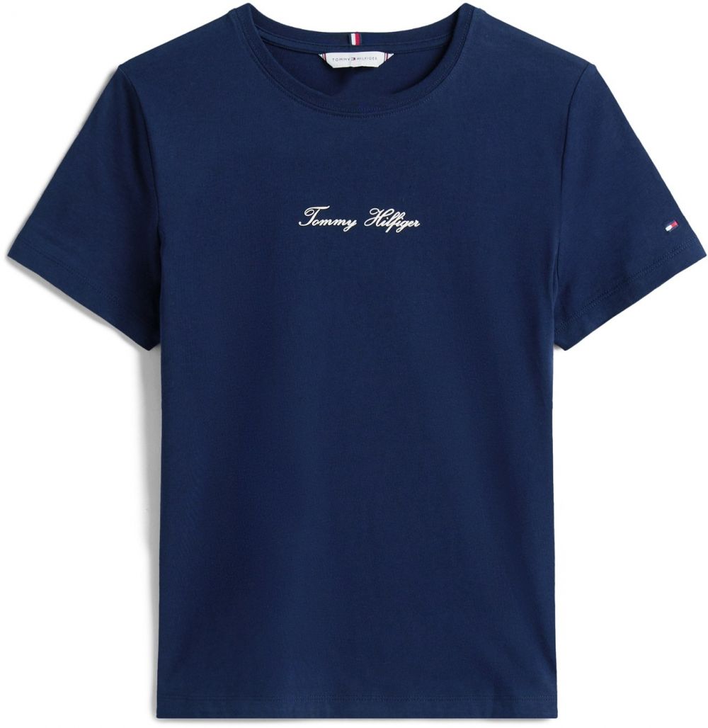 TOMMY HILFIGER Tričko 'Classic'  námornícka modrá / červená / biela