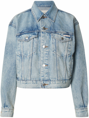 Calvin Klein Jeans Prechodná bunda '90s'  modrá denim