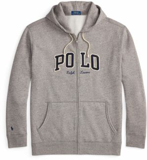 Polo Ralph Lauren Big & Tall Tepláková bunda  svetlobéžová / námornícka modrá / sivá melírovaná