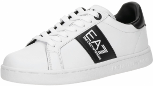 EA7 Emporio Armani Nízke tenisky 'CLASSIC'  čierna / biela