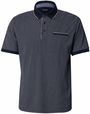 Jack & Jones Premium Tričko 'JPRBLUHUBO'  námornícka modrá / červená / biela