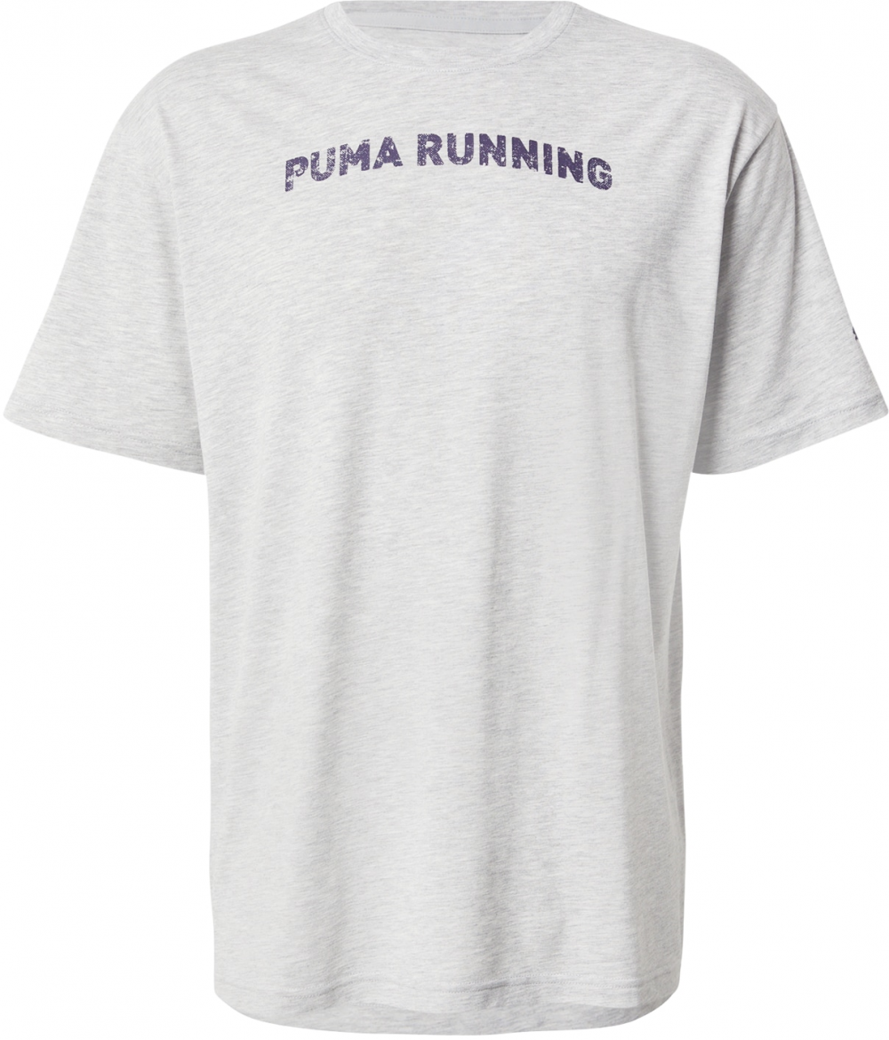 PUMA Funkčné tričko  námornícka modrá / svetlosivá
