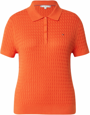 Tommy Hilfiger Curve Sveter  oranžová