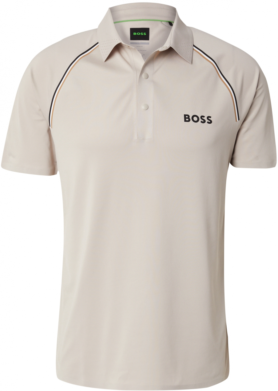 BOSS Funkčné tričko 'Patteo'  farba ťavej srsti / nebielená / čierna