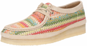 Clarks Originals Mokasíny 'Wallacraft Bee'  krémová / tmavožltá / zelená / malinová