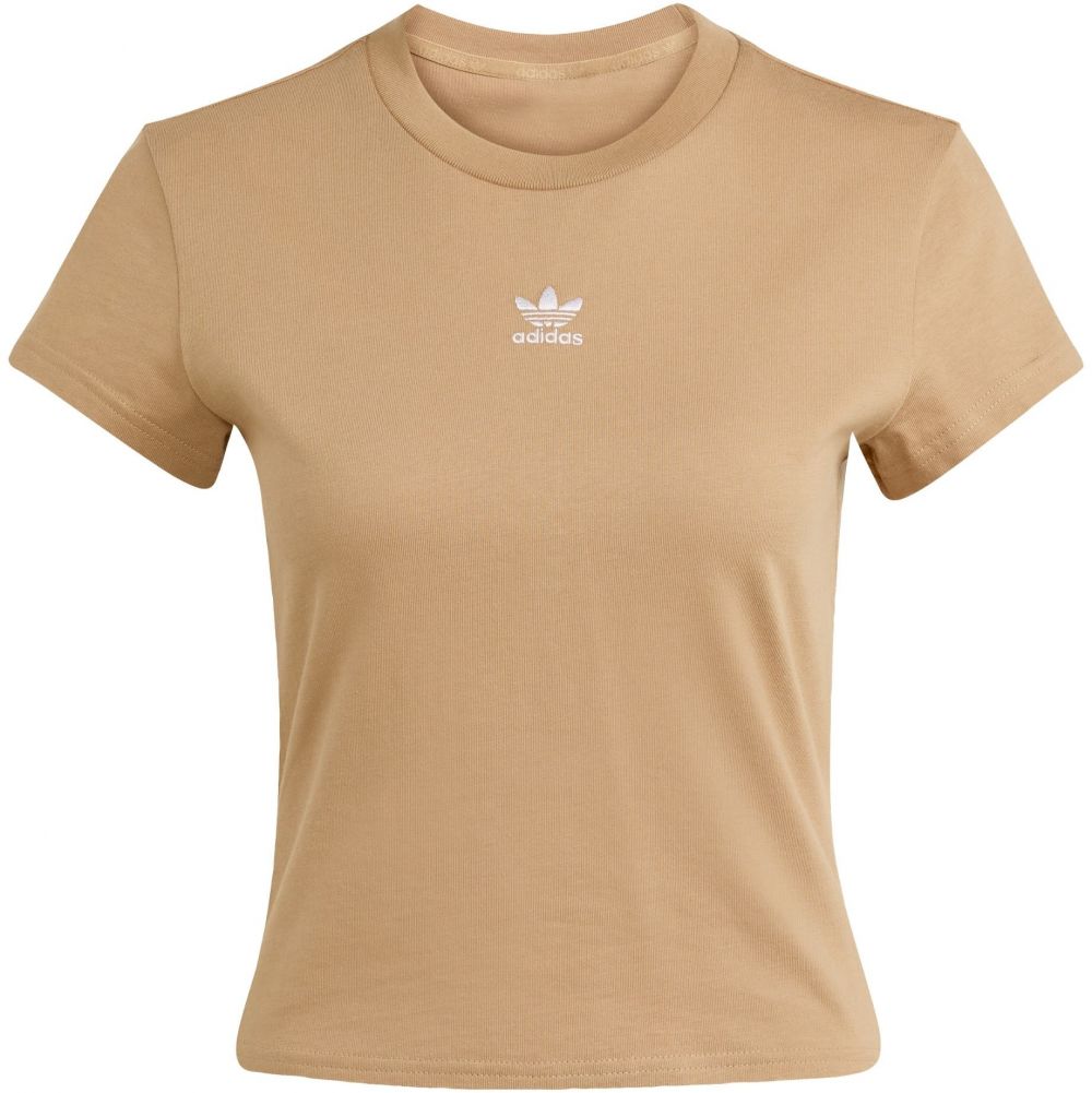 ADIDAS ORIGINALS Tričko 'Essentials'  kapučíno / biela