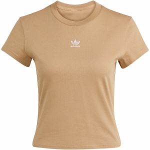 ADIDAS ORIGINALS Tričko 'Essentials'  kapučíno / biela