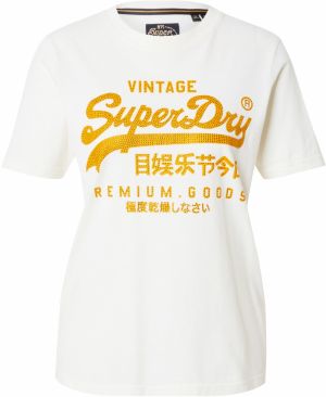 Superdry Tričko  žltohnedá / karí