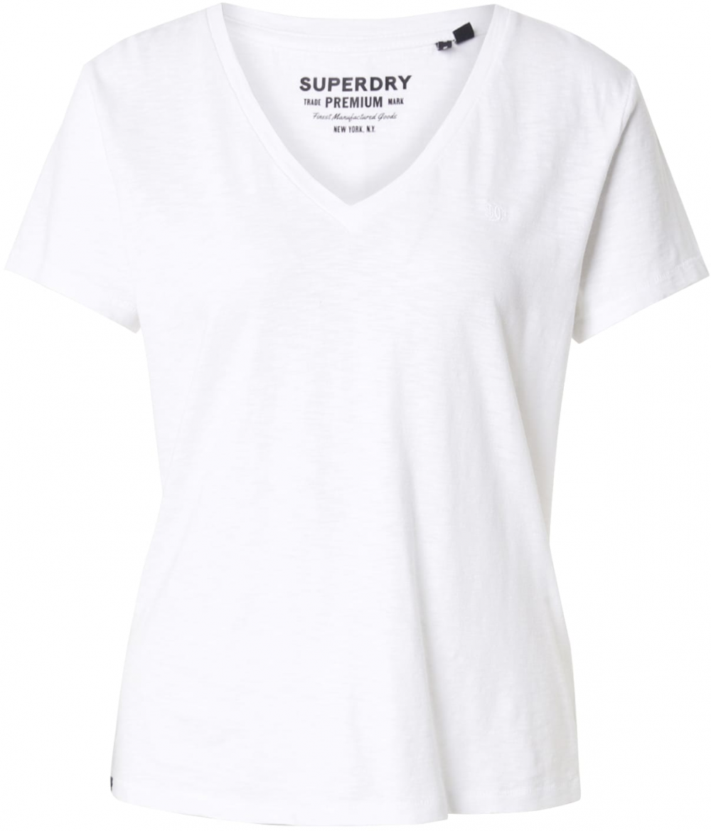 Superdry Tričko  biela