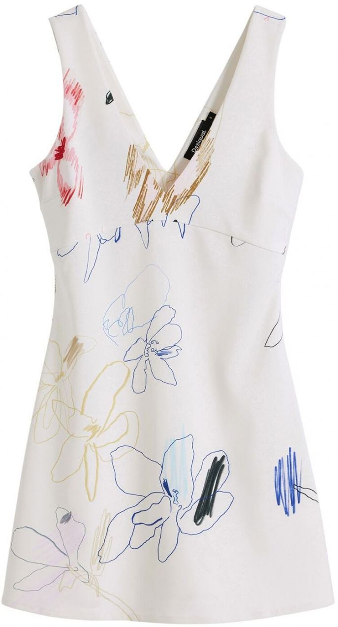 Desigual Šaty  zmiešané farby / biela