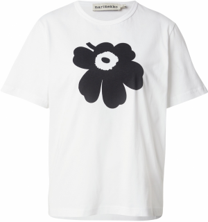 Marimekko Tričko 'ERNA'  čierna / biela