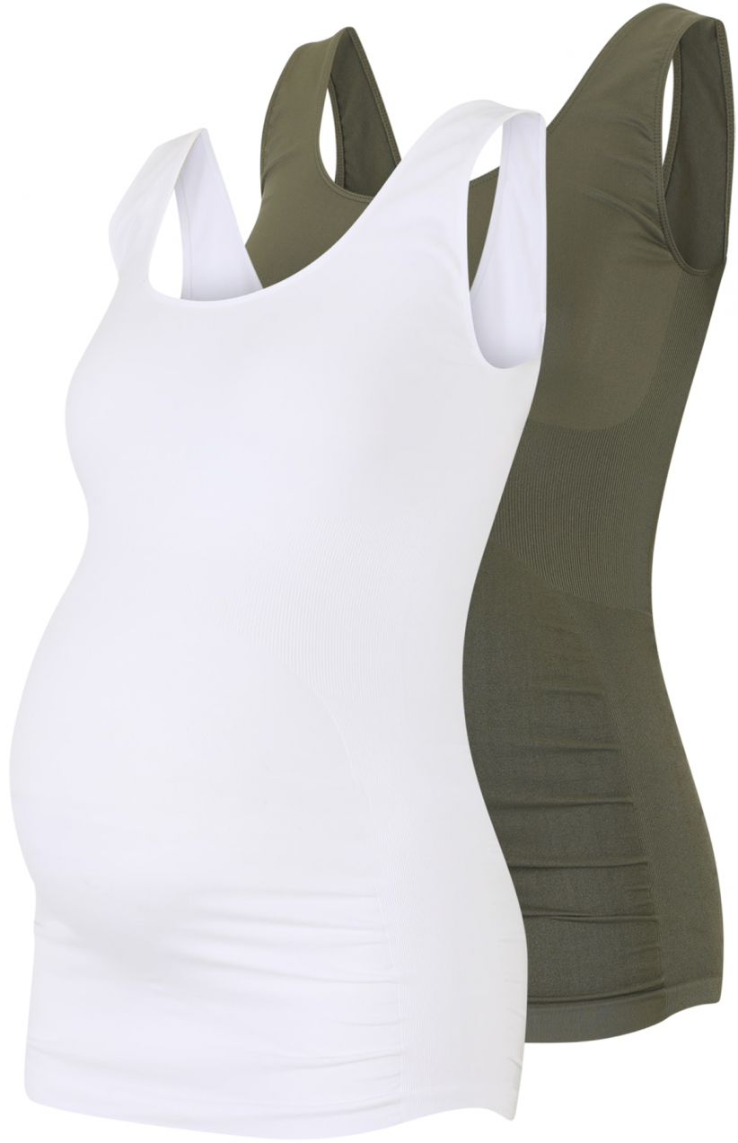 MAMALICIOUS Top 'MLHEAL'  jedľová / biela