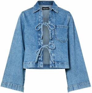 PIECES Blúzka 'PCJuliet'  modrá denim