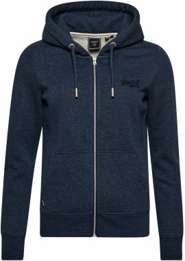 Superdry Tepláková bunda  modrá