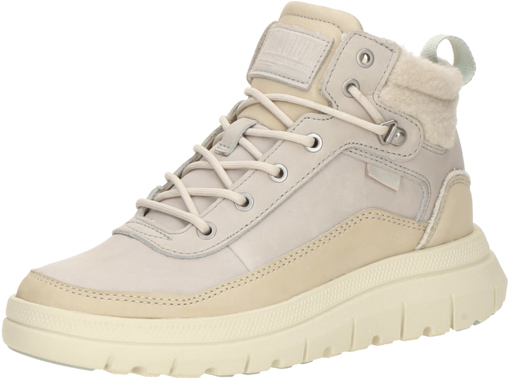 Palladium Šnurovacie členkové čižmy 'Palla'  krémová / pastelovo fialová