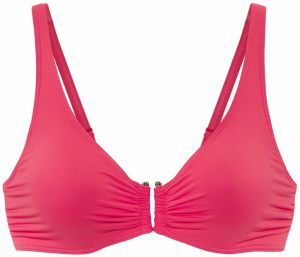 LASCANA Bikinový top  purpurová