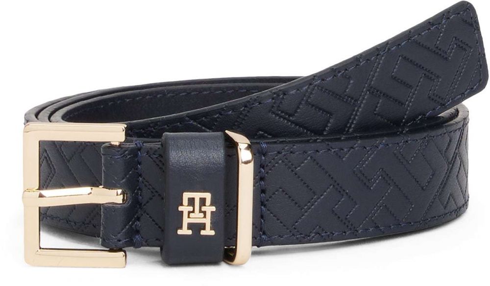 TOMMY HILFIGER Opasky 'SQUARE 2.5'  tmavomodrá
