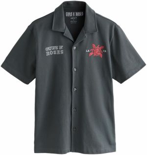 Next Košeľa  tmavosivá / červená / biela