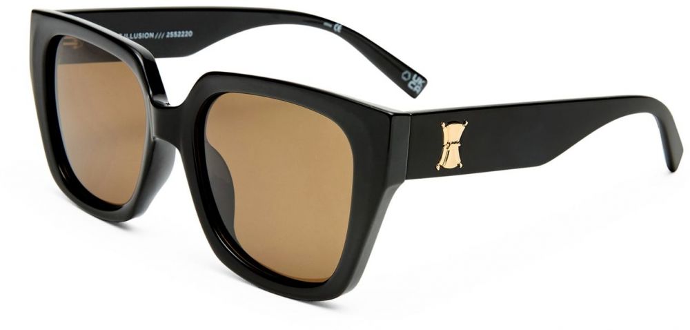 LE SPECS Slnečné okuliare 'THE ILLUSION'  oranžová / čierna