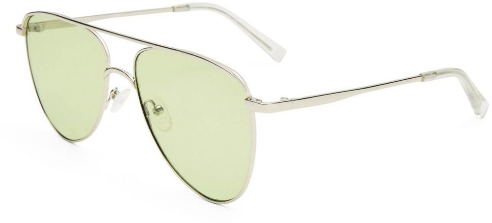 LE SPECS Slnečné okuliare 'THE DUKE'  svetlozelená / strieborná
