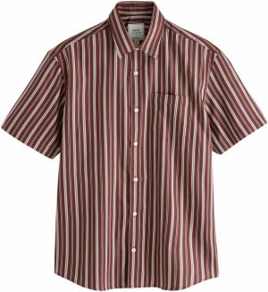 Next Košeľa  krémová / burgundská
