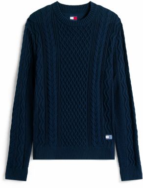 Tommy Jeans Sveter  námornícka modrá