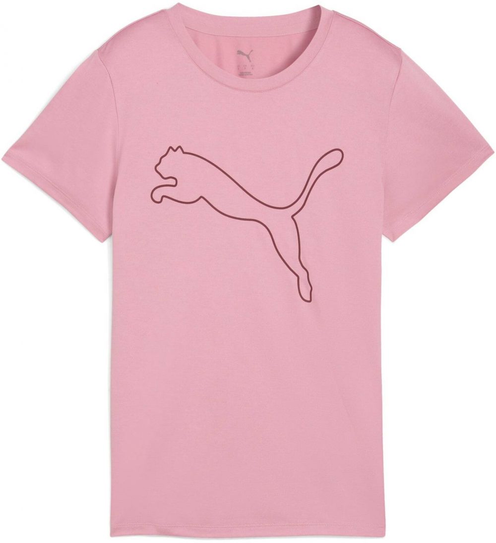 PUMA Funkčné tričko 'Tad Essential'  eozín / čierna